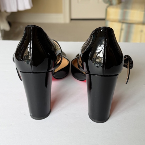 Christian Louboutin Black Patent Leather Mary Jane Size 11.5 (41.5) - Picture 9 of 9